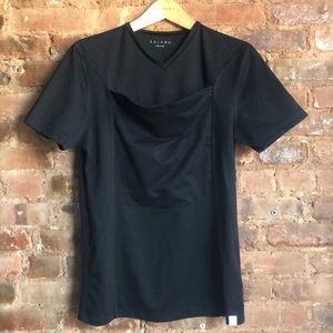 LALABU Dad crewneck kangaroo tee MEDIUM